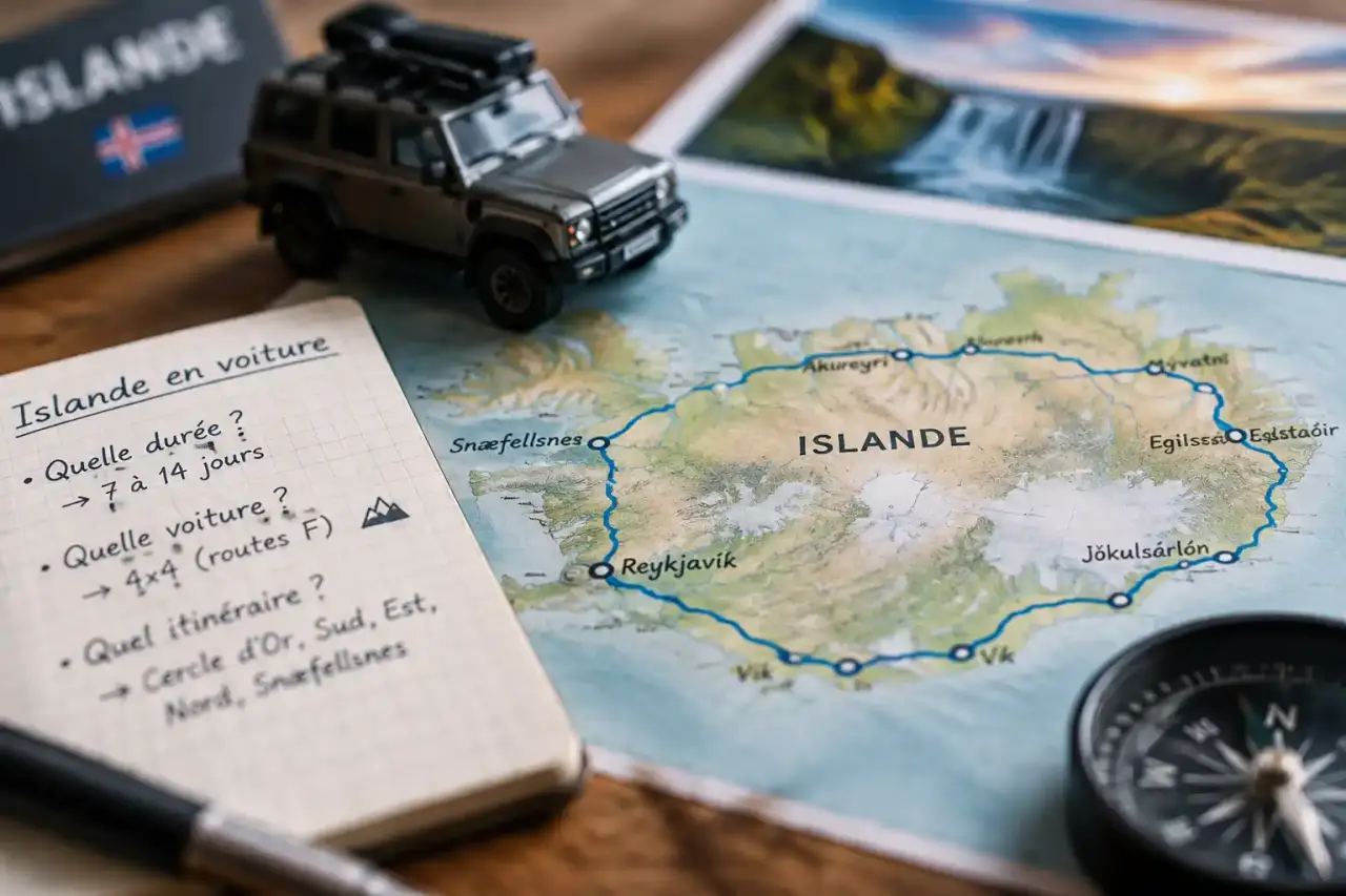 Tour auto en Islande : quelle durée, quelle voiture et quel itinéraire ?