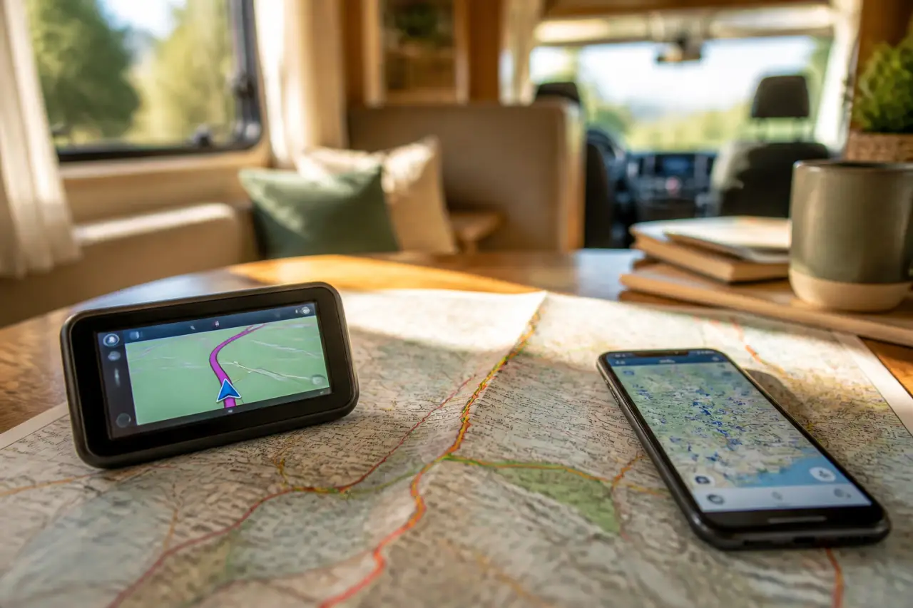 Carte voyage camping-car : papier, GPS et appli, le trio qui sécurise vos étapes