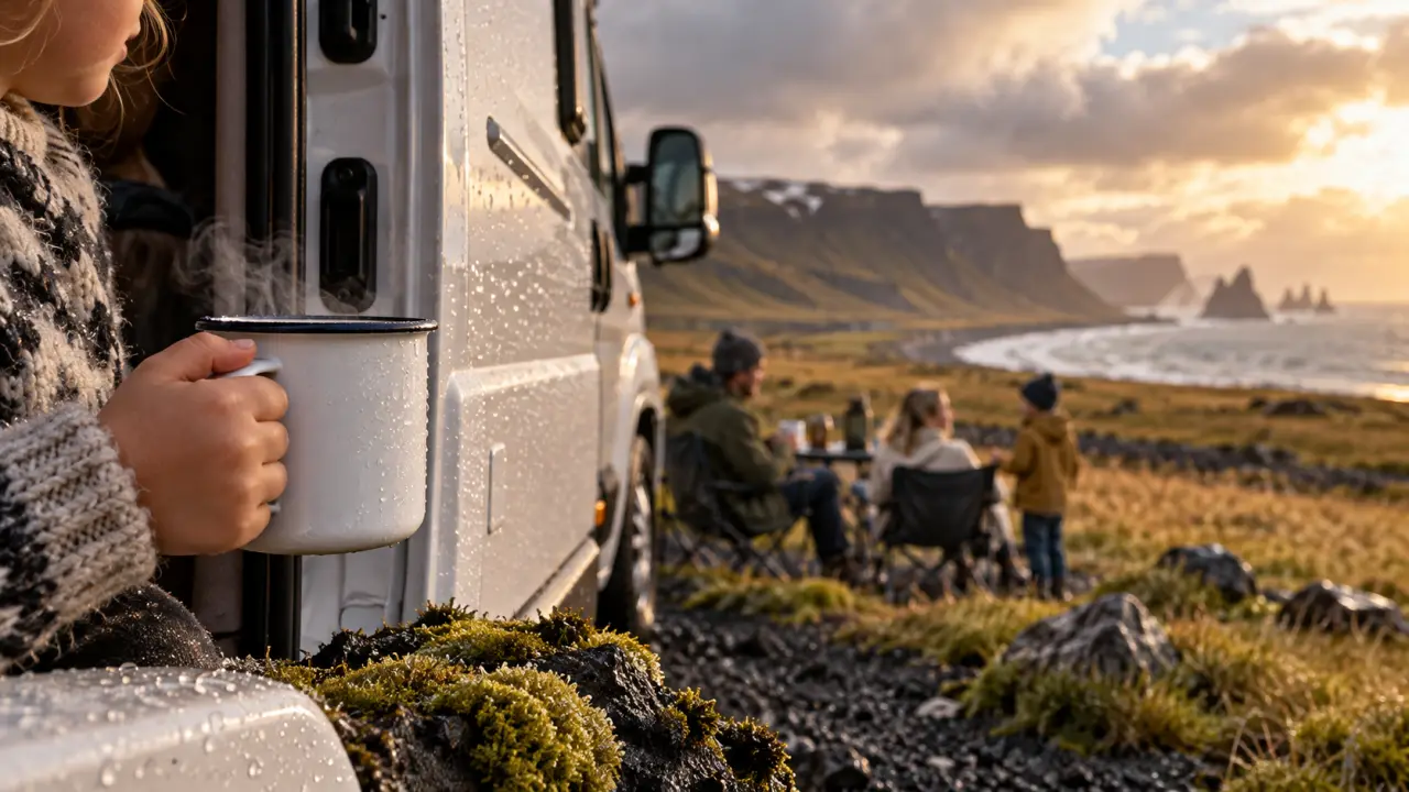 Islande en famille en camping-car : voir moins, profiter davantage sur la route 1