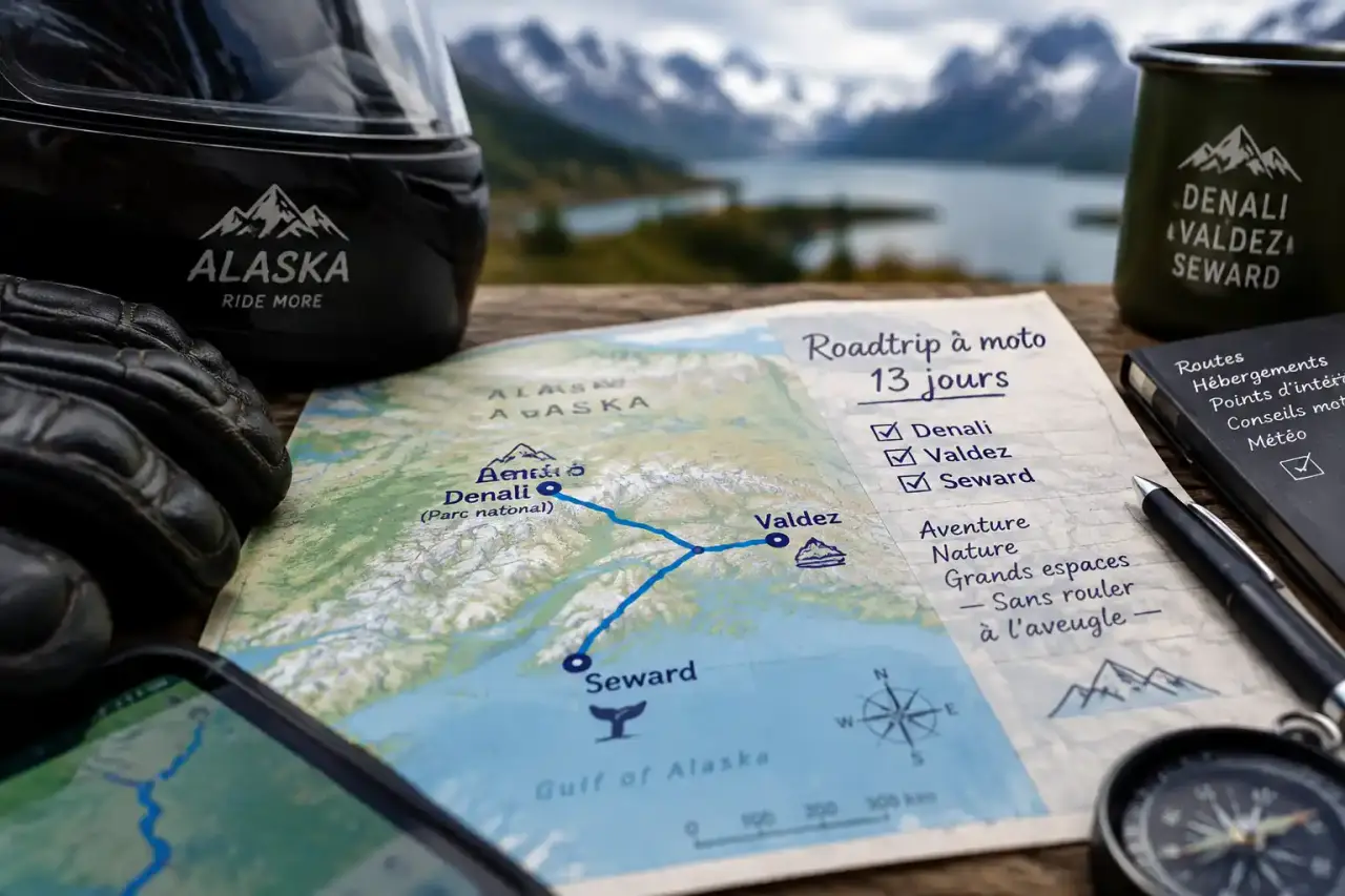 Roadtrip en Alaska à moto : 13 jours entre Denali, Valdez et Seward sans rouler à l’aveugle