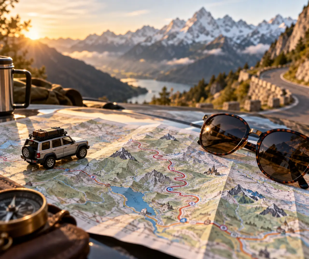 Road trip dans les Alpes : itinéraire, cols mythiques et étapes incontournables