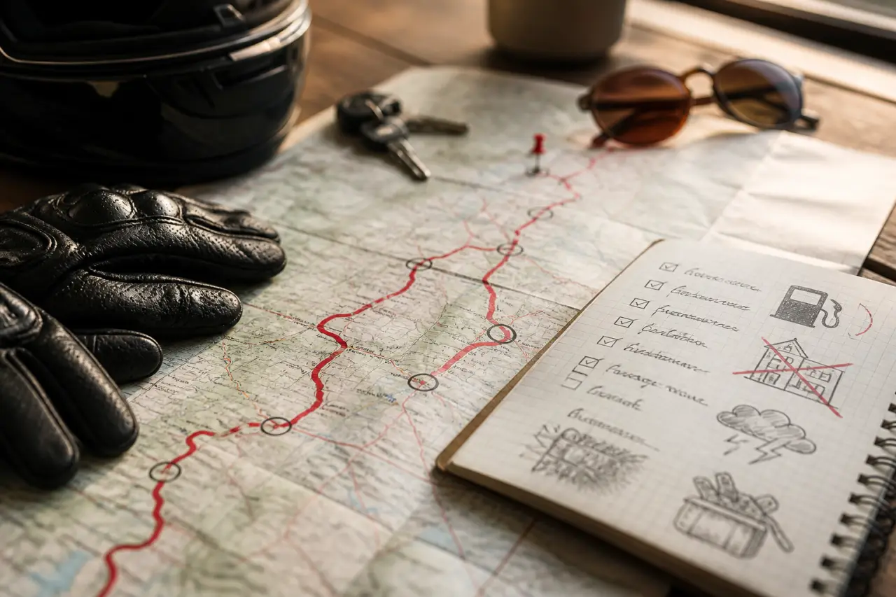 Roadtrip à moto : 5 erreurs de planification qui ruinent votre aventure