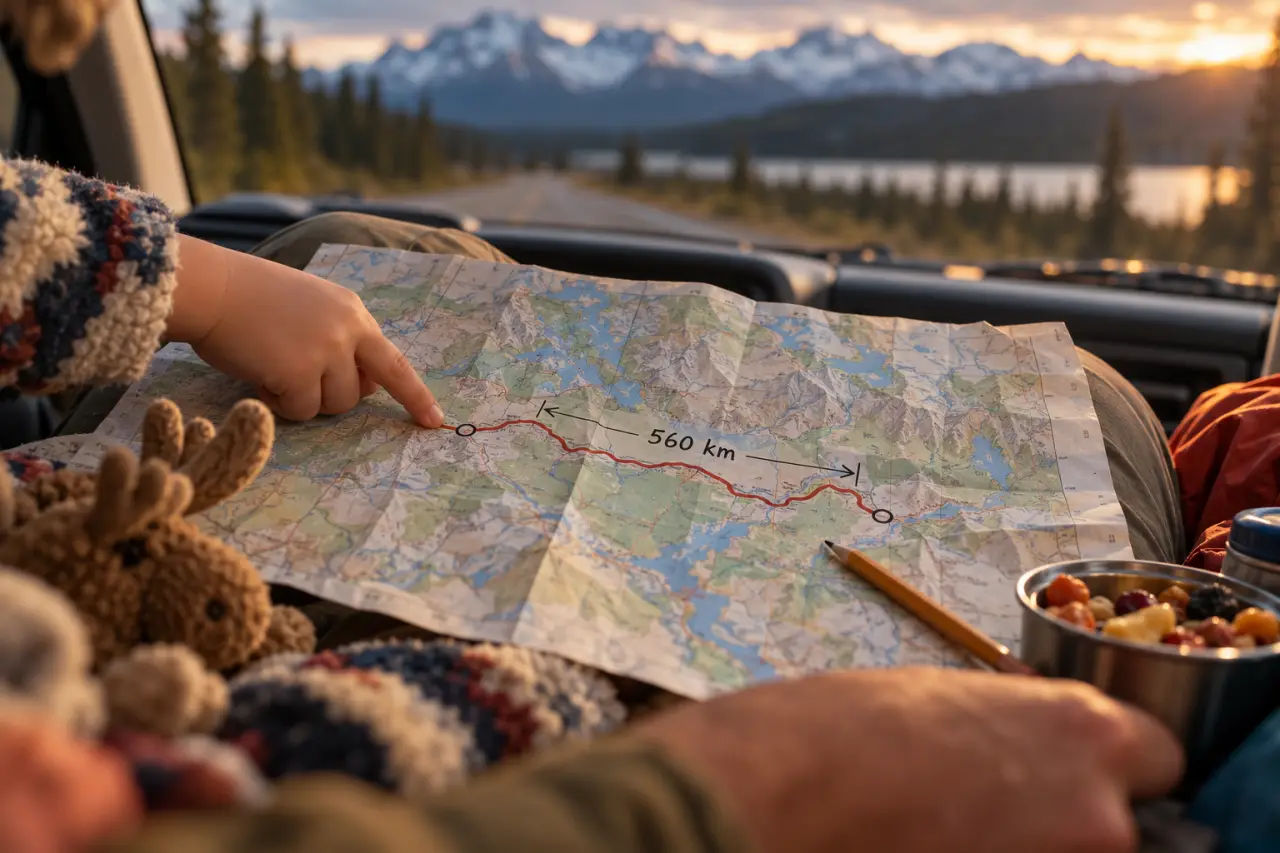 Voyage en Alaska en famille : 560 km entre deux villes, comment tenir le rythme avec des enfants