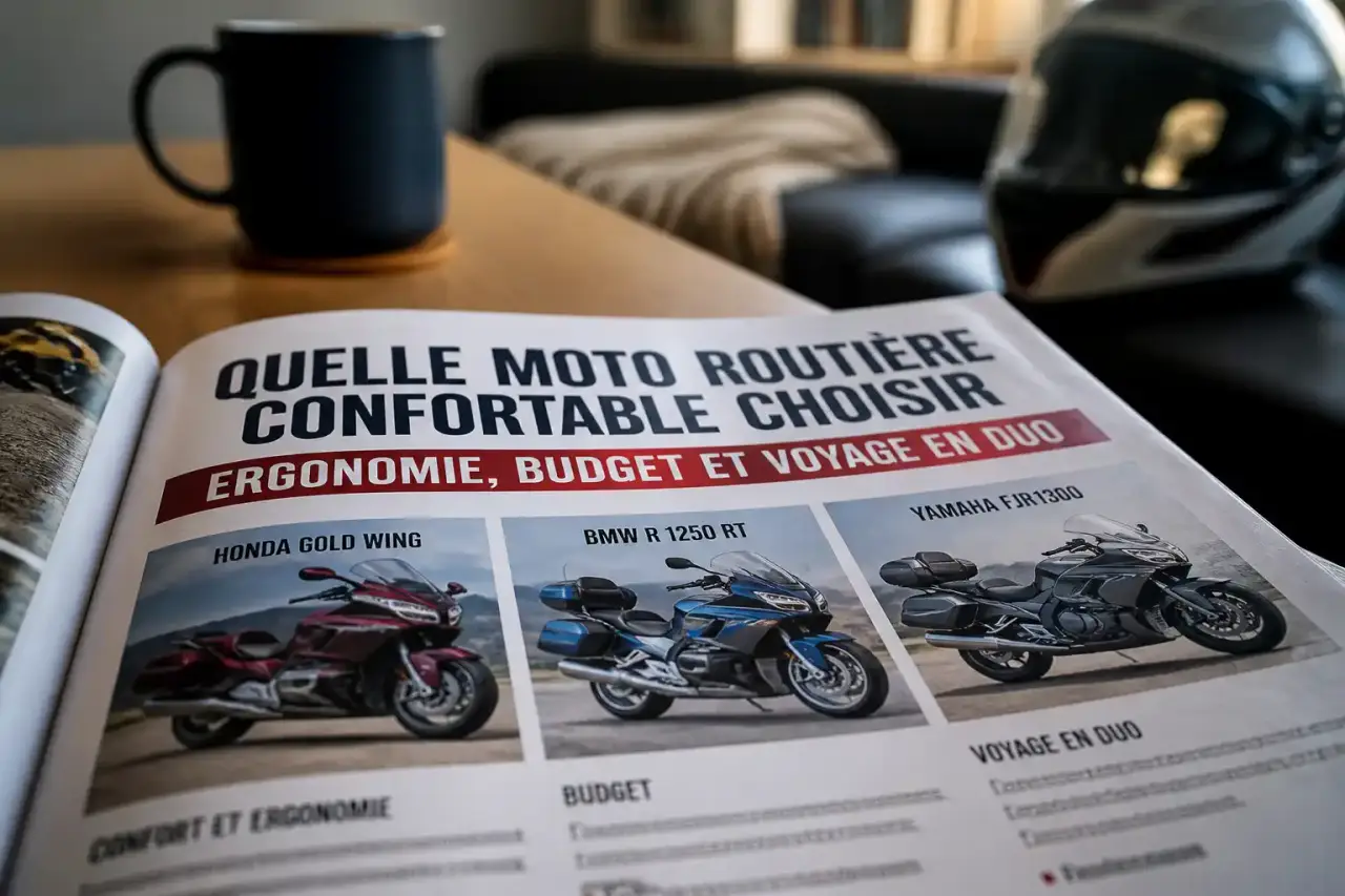 Quelle moto routière confortable choisir : ergonomie, budget et voyage en duo
